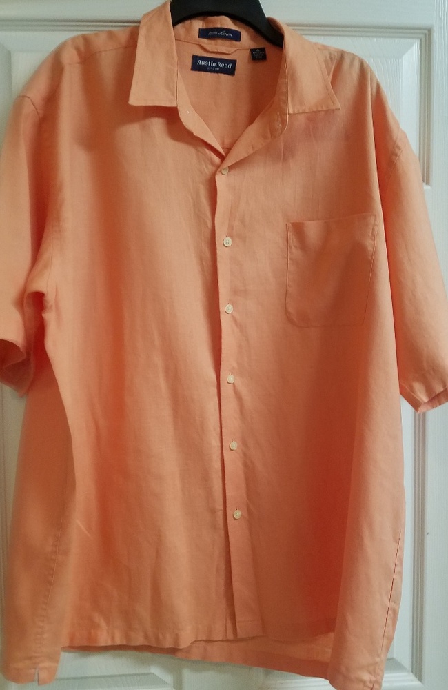 Nautica men's linen dress shirt